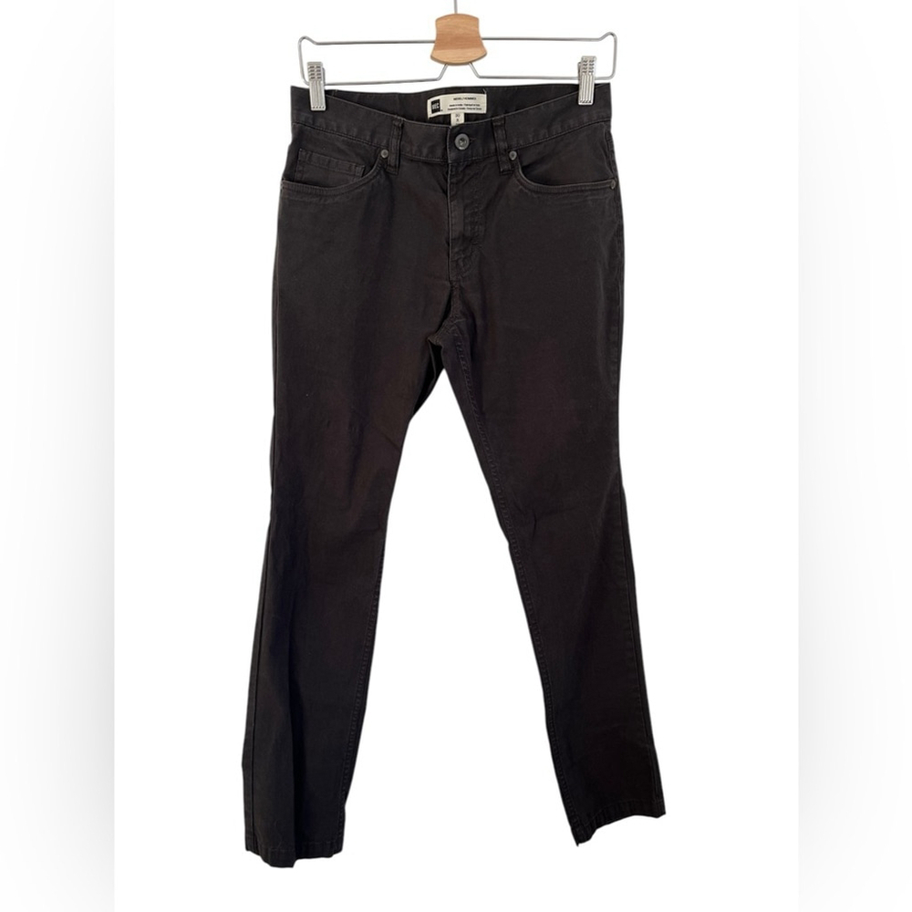 MEC Men’s Black Organic Cotton Slim Fit Pants Size 30x32
